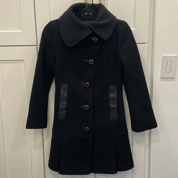 Mackage Jackets & Blazers - Mackage Wool Blend Black Peacoat Size XS